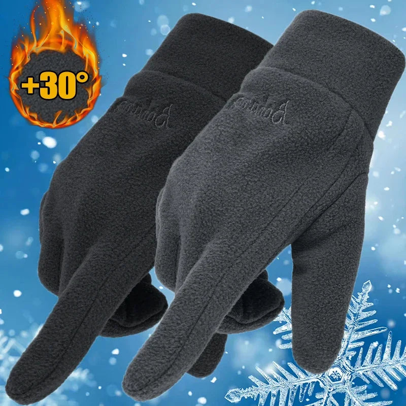 Gants d'hiver chauds en polaire pour femmes et hommes