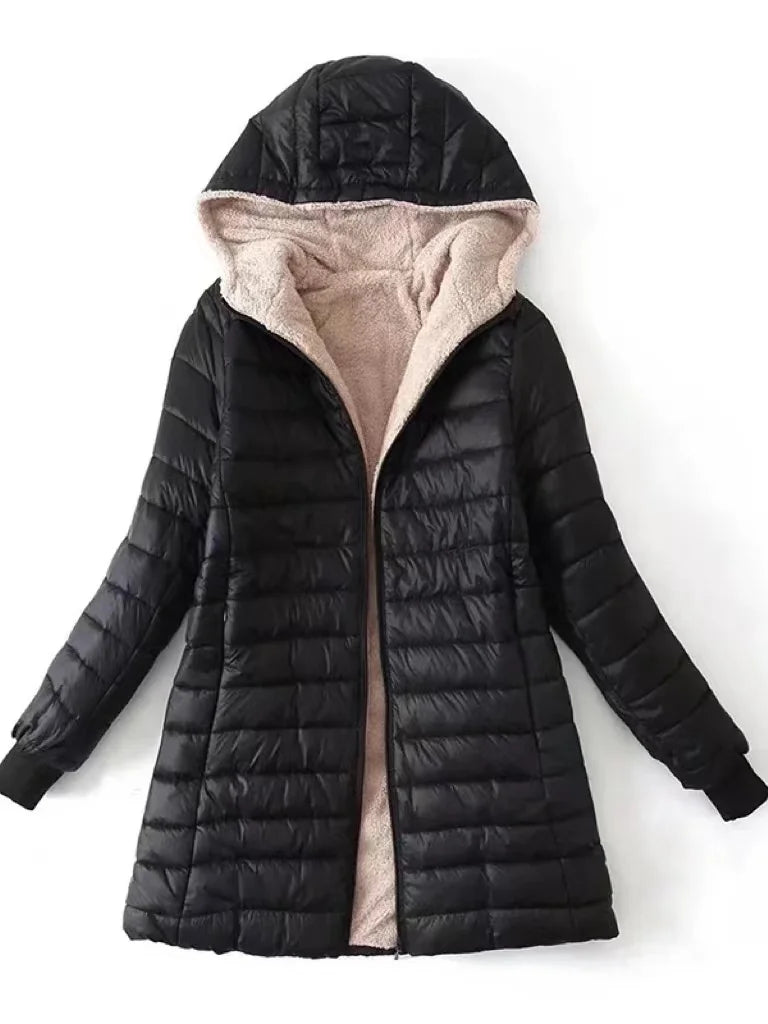 manteau d'hiver à doublure