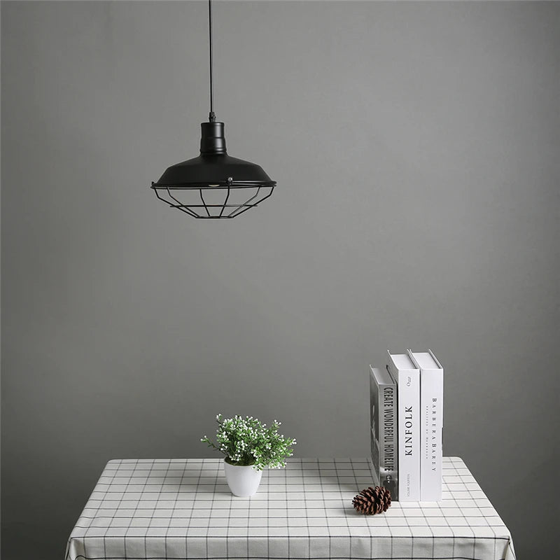 Lampe suspendue en fer style loft américain