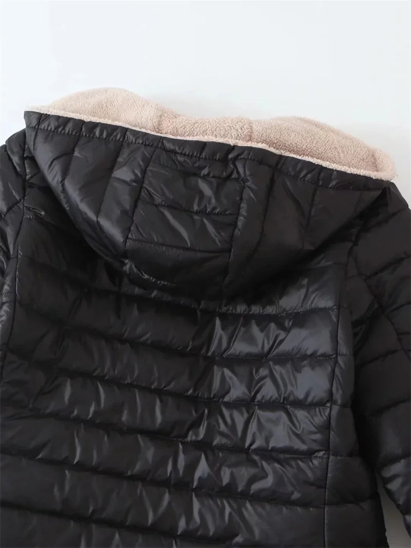 manteau d'hiver à doublure