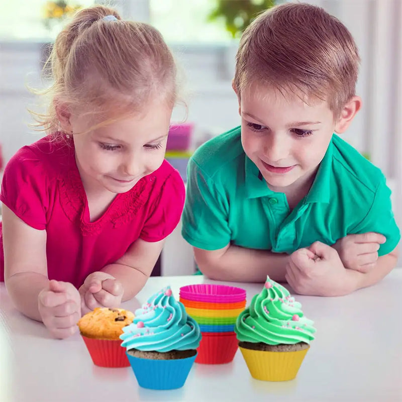 Moule à gâteau en silicone arc-en-ciel