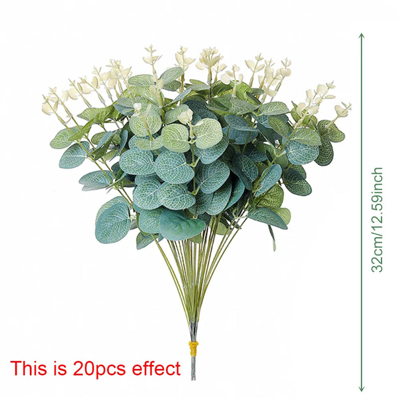 Bouquet de fleurs artificielles en plastique gypsophile