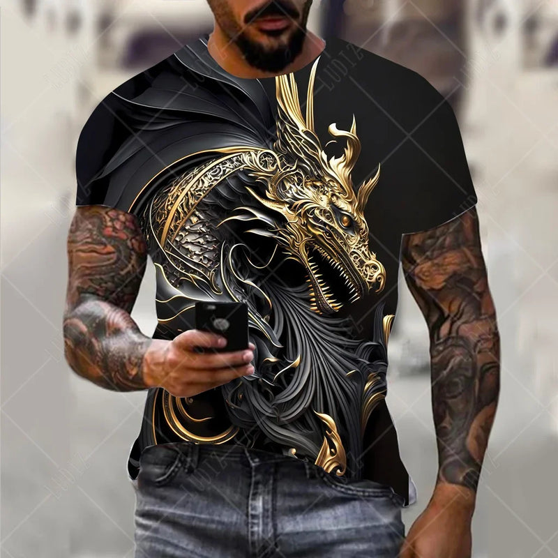 T-shirt Dragon pour homme