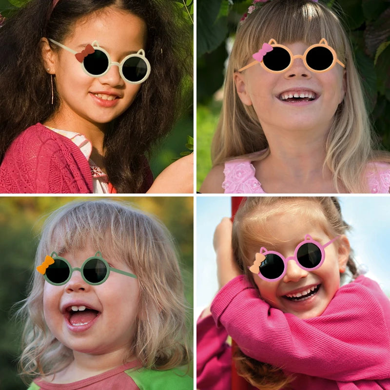 Lunettes de soleil pour enfants en forme de chat