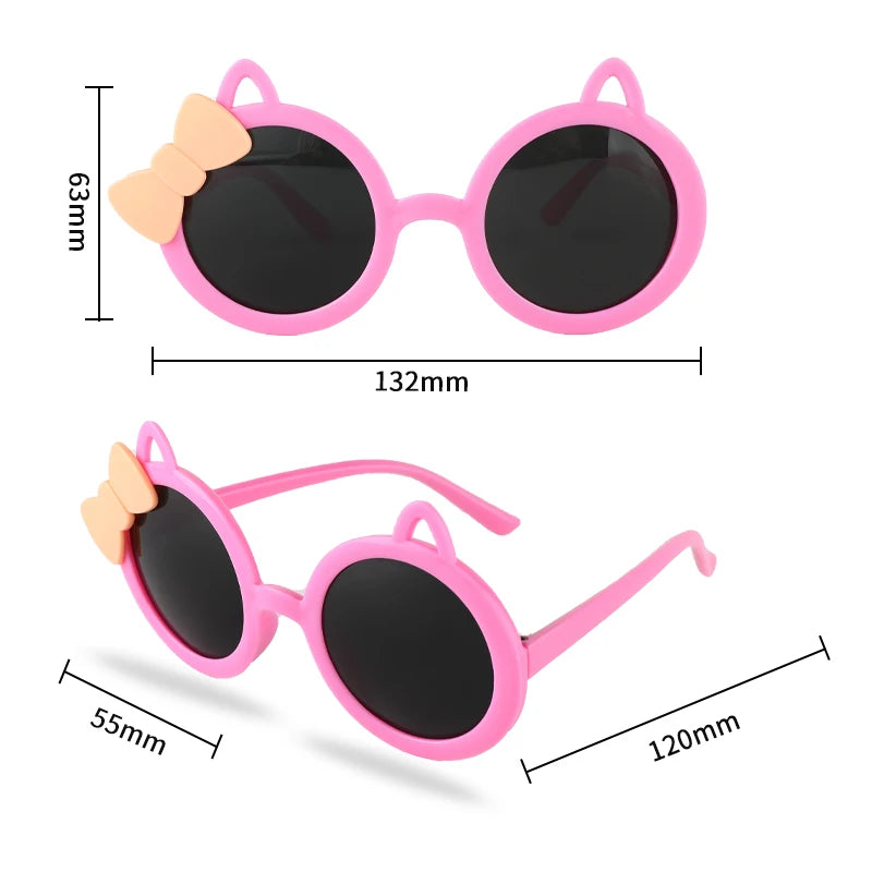 Lunettes de soleil pour enfants en forme de chat