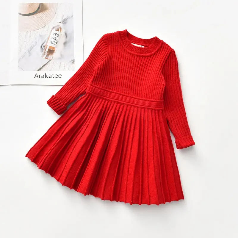 Robe à manches longues pour fille