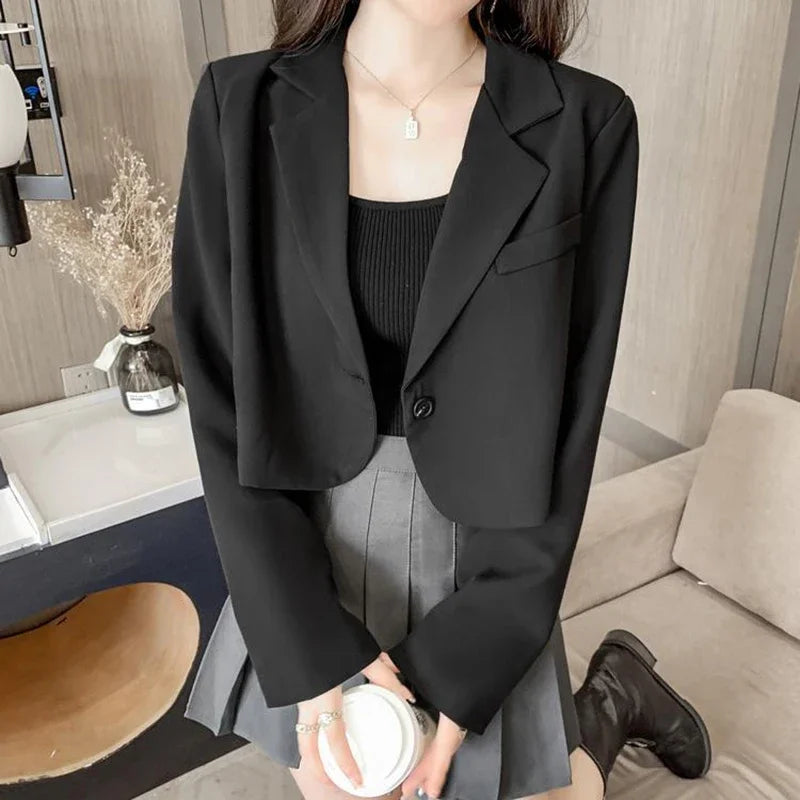 Blazer court pour femme