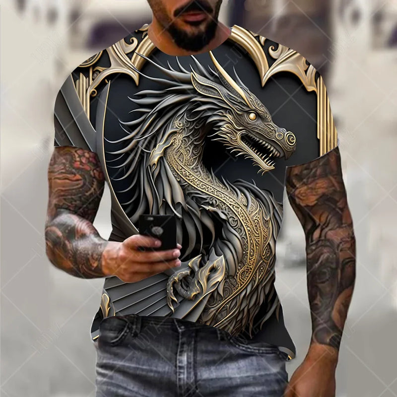 T-shirt Dragon pour homme