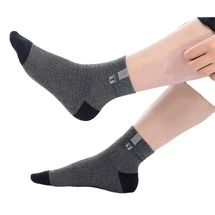 Lot de 5 paires de chaussettes en coton pour hommes