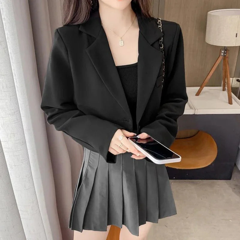 Blazer court pour femme