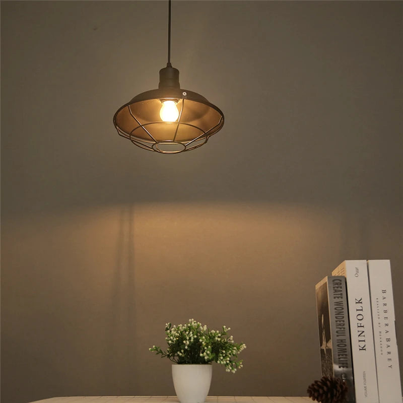 Lampe suspendue en fer style loft américain