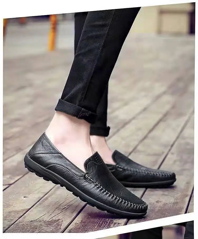 Mocassins en cuir PU pour hommes