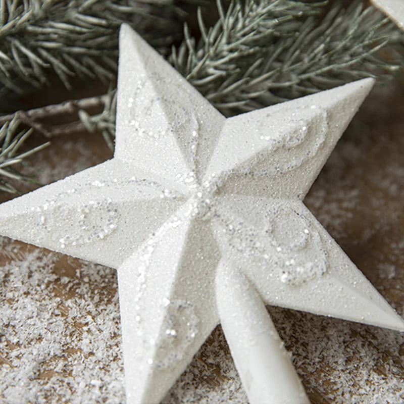 Décorations de Noël en forme d'étoile creuse