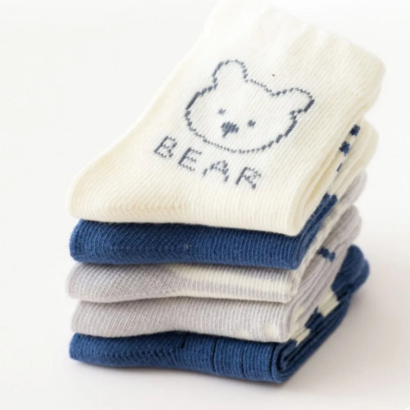 Lot de 5 paires de chaussettes pour enfants