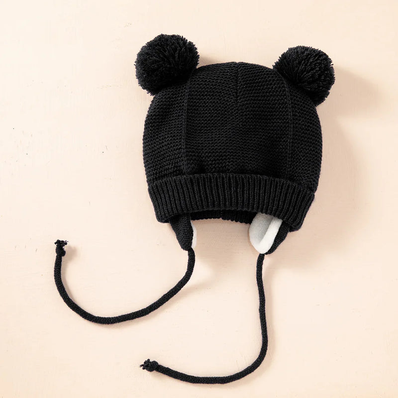 Ensemble bonnet et mitaines d'hiver pour bébé de 1 à 3 ans