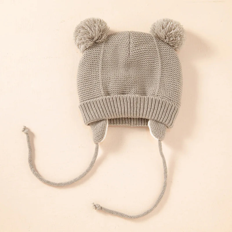 Ensemble bonnet et mitaines d'hiver pour bébé de 1 à 3 ans