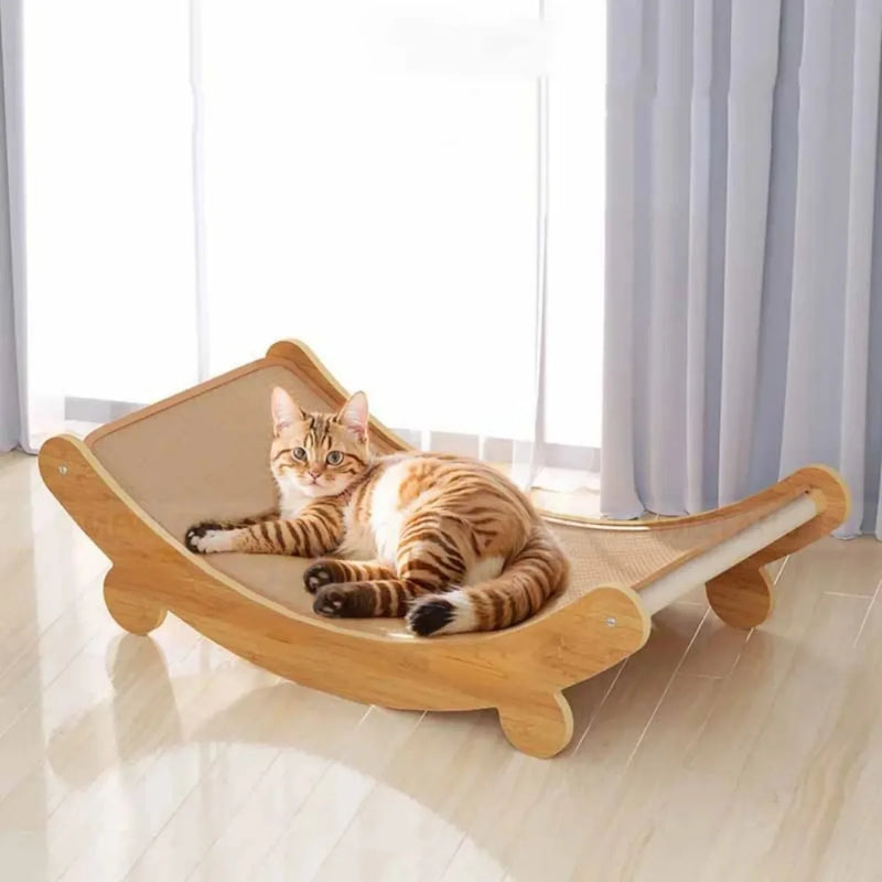 Grattoir en bois pour chat