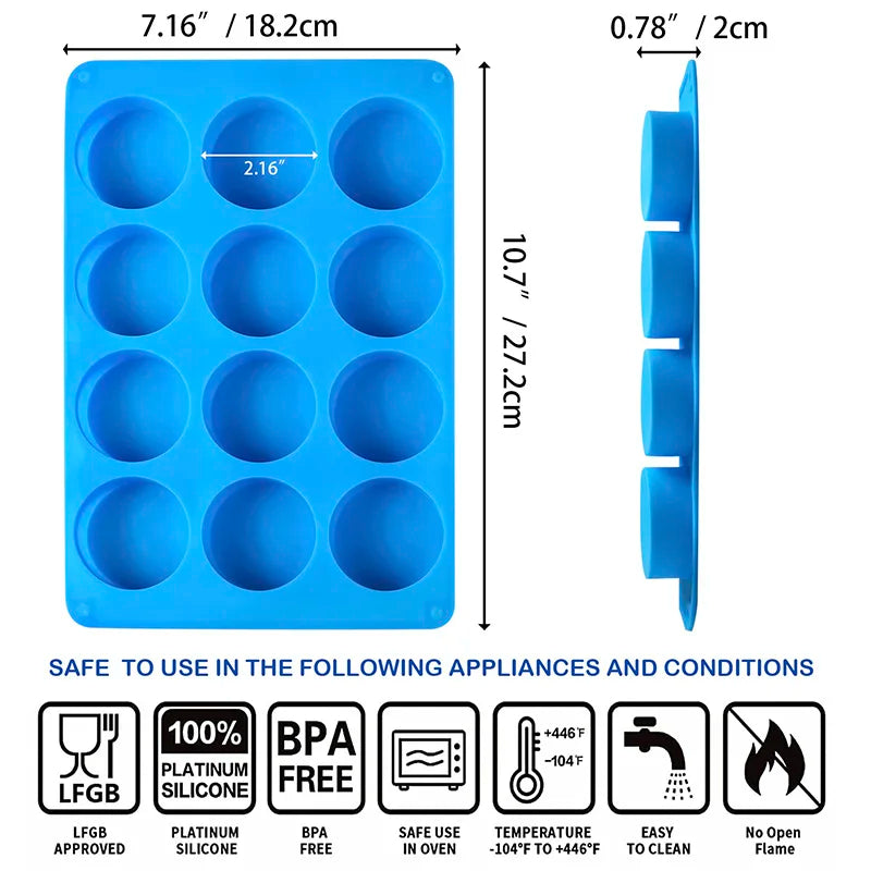 Moule en silicone pour biscuits Oreo