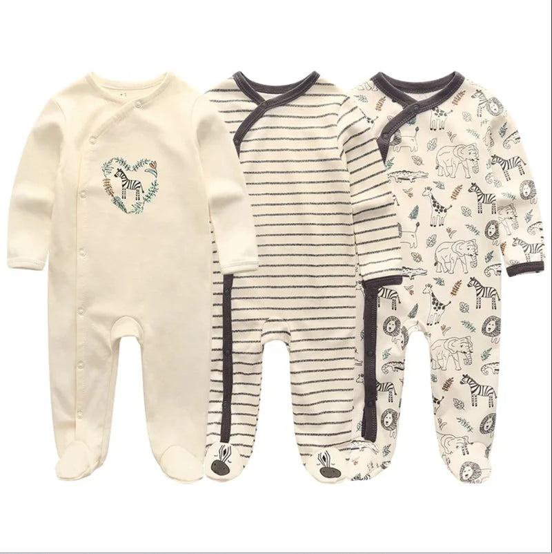 Pyjama unisexe en coton biologique pour bébé