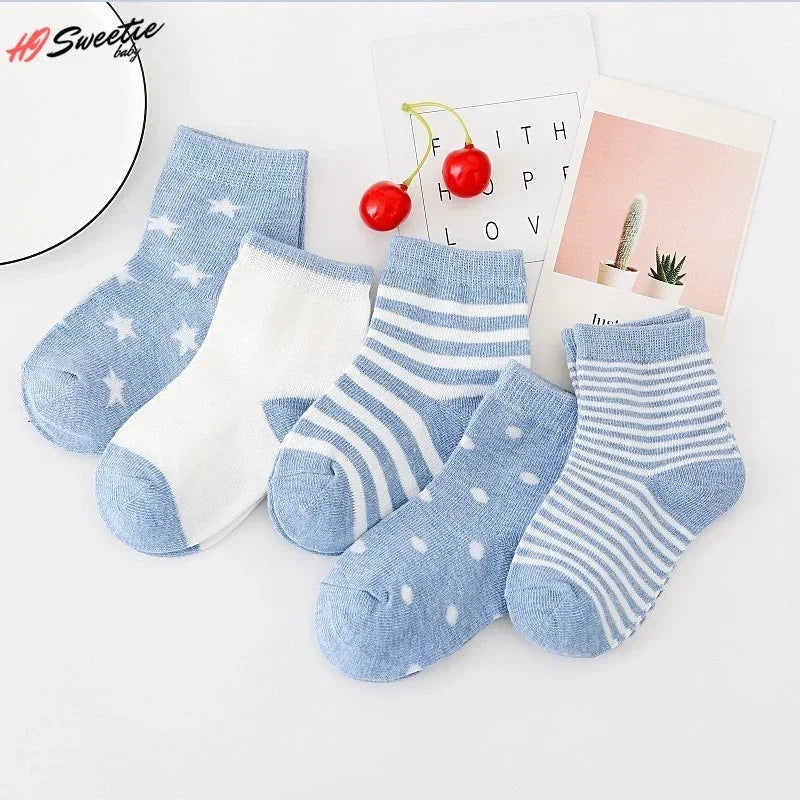 Lot de 5 paires de chaussettes pour bébé