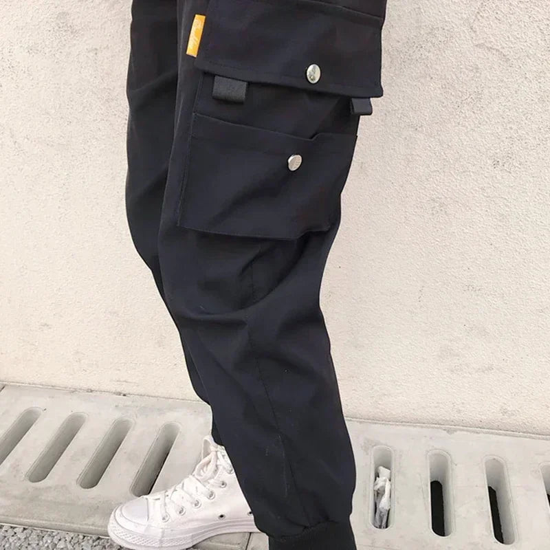 Pantalon cargo à grandes poches pour femme