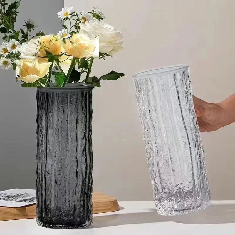 Vase en verre pour la décoration de table