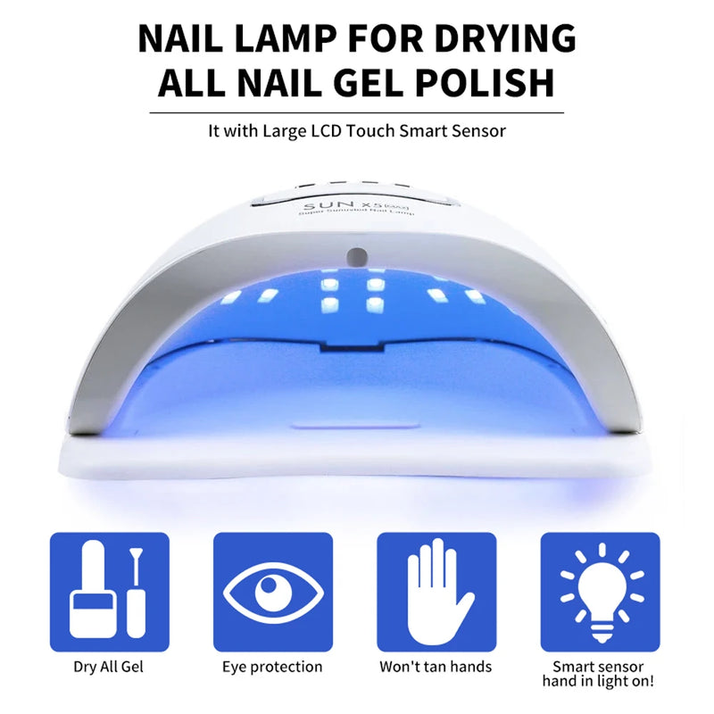 Lampe led sèche-ongles professionnel avec capteur infrarouge pour manucure