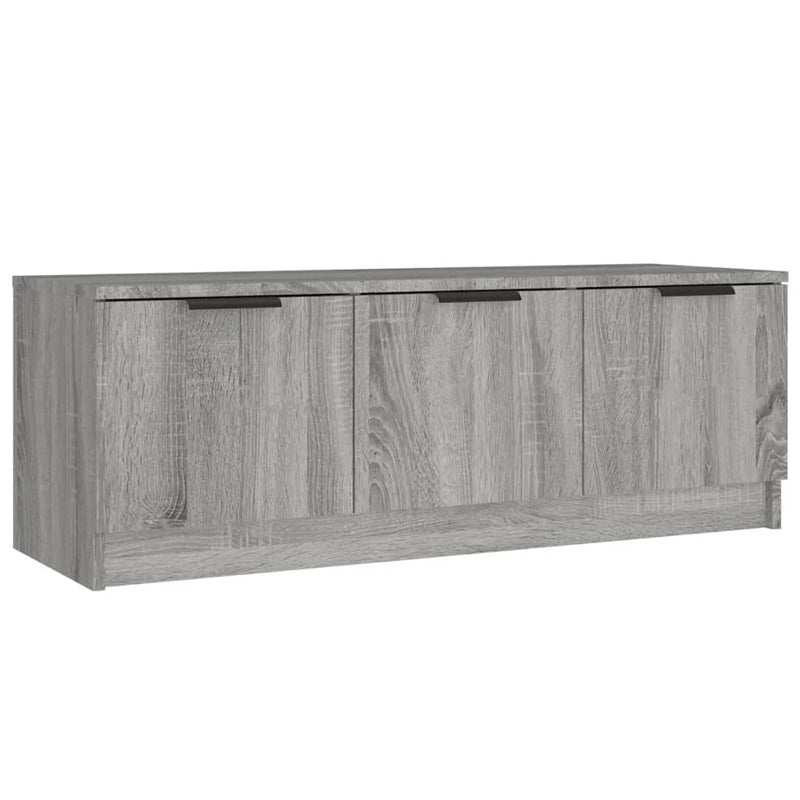 Meuble TV Sonoma Gris 102x35x36,5 cm bois