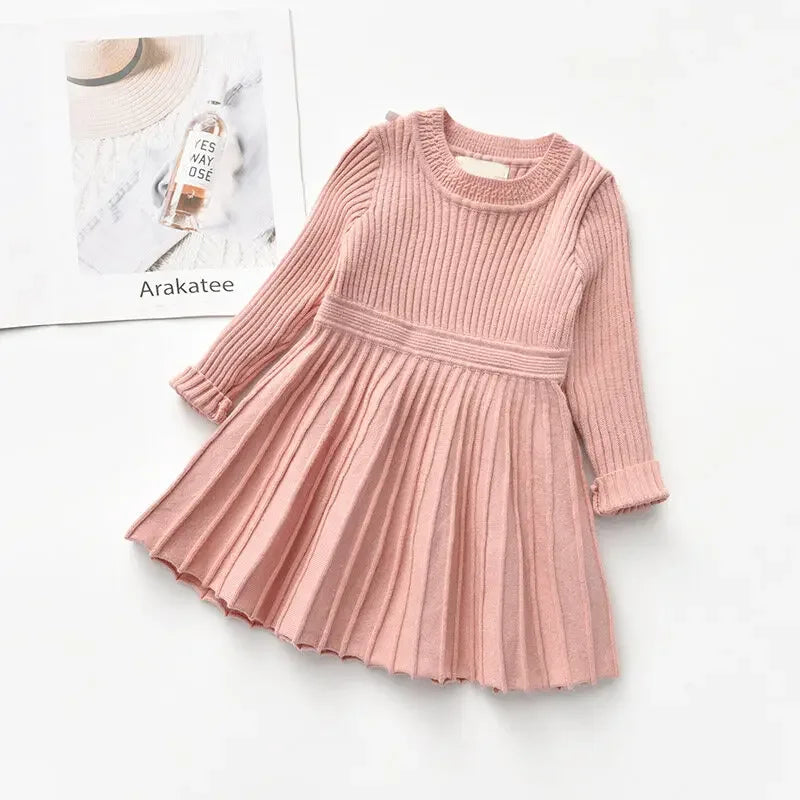 Robe à manches longues pour fille