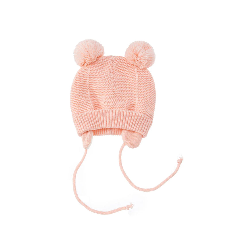 Ensemble bonnet et mitaines d'hiver pour bébé de 1 à 3 ans