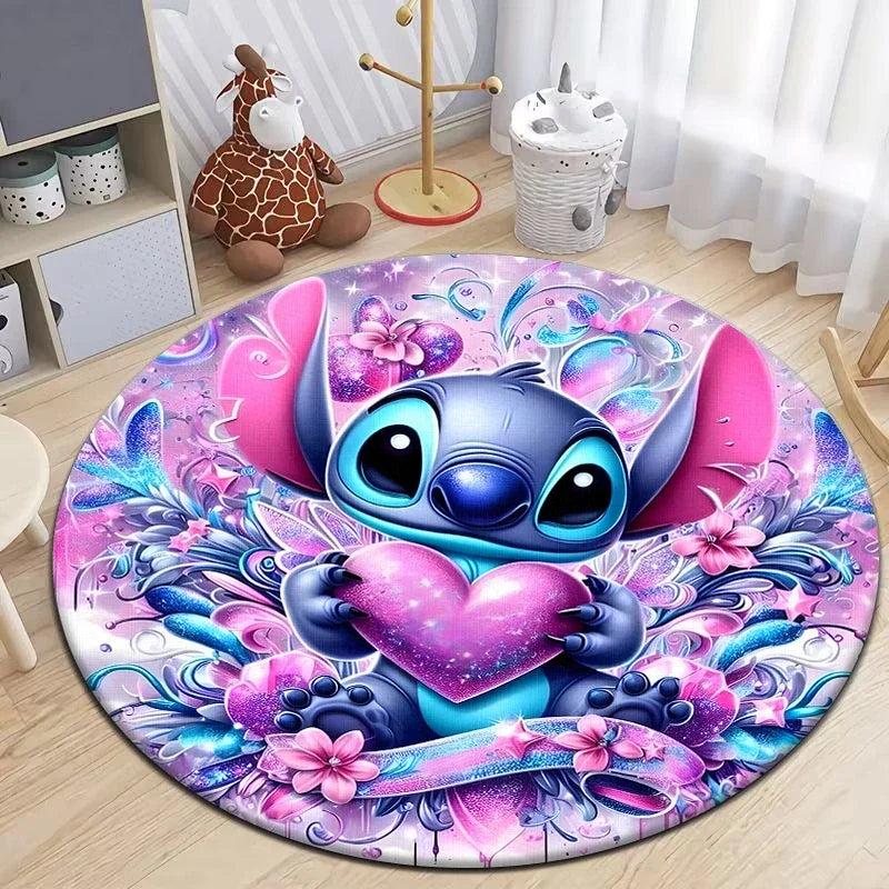 Tapis rond imprimé Disney